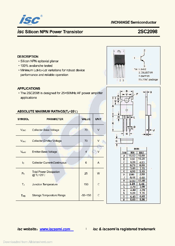 2SC2098_8836149.PDF Datasheet