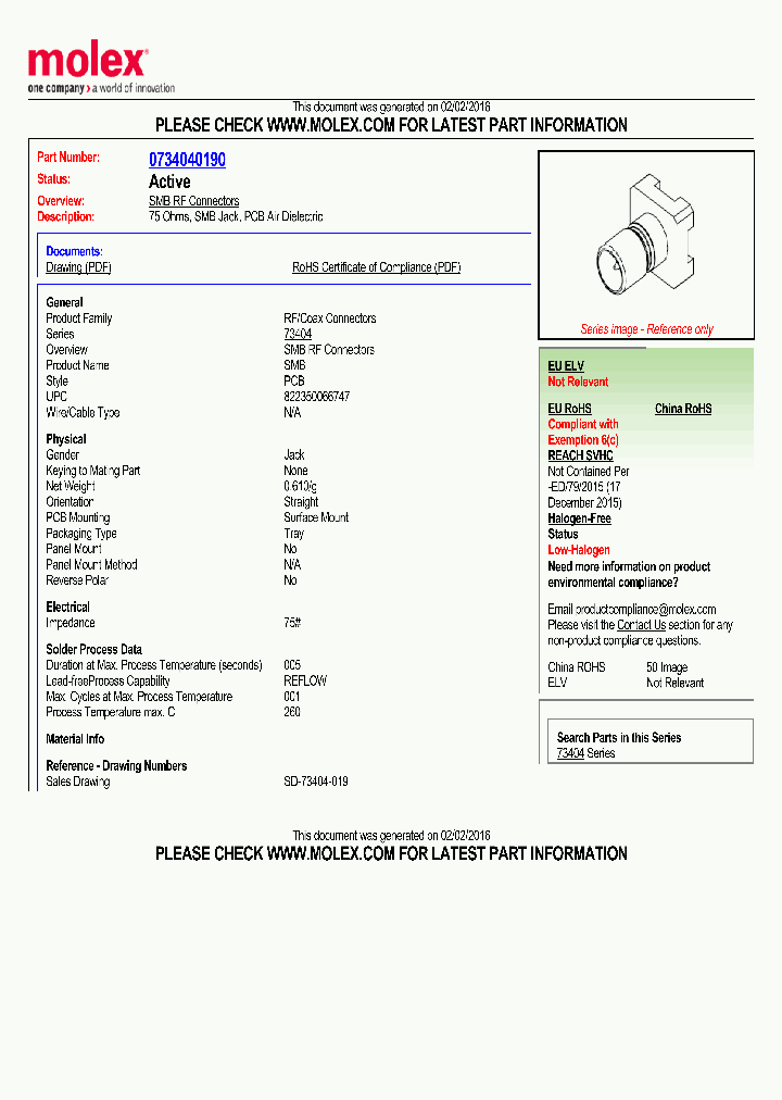 0734040190_8842407.PDF Datasheet