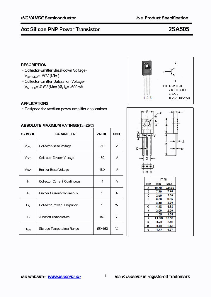 2SA505_8845684.PDF Datasheet