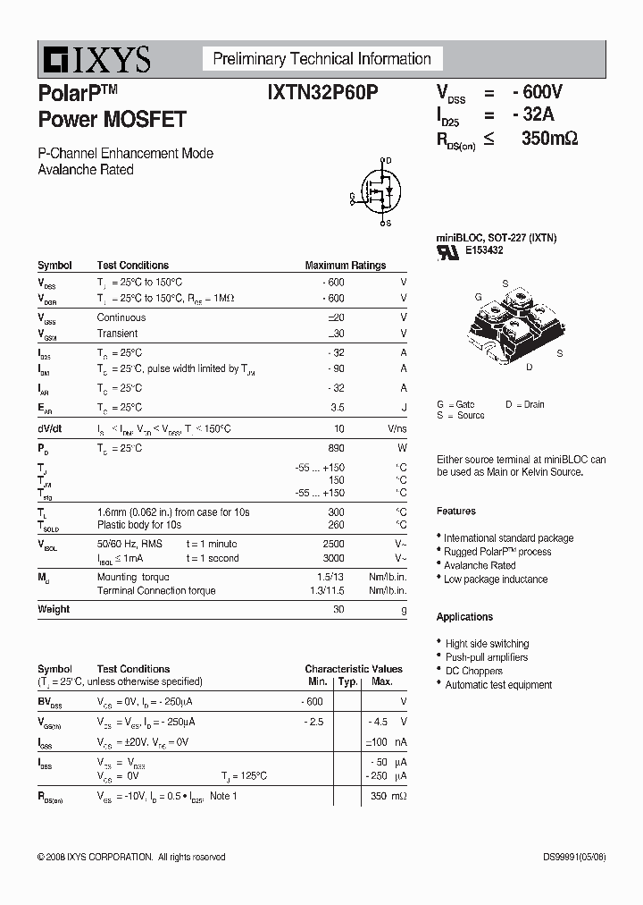 IXTN32P60P_8847536.PDF Datasheet