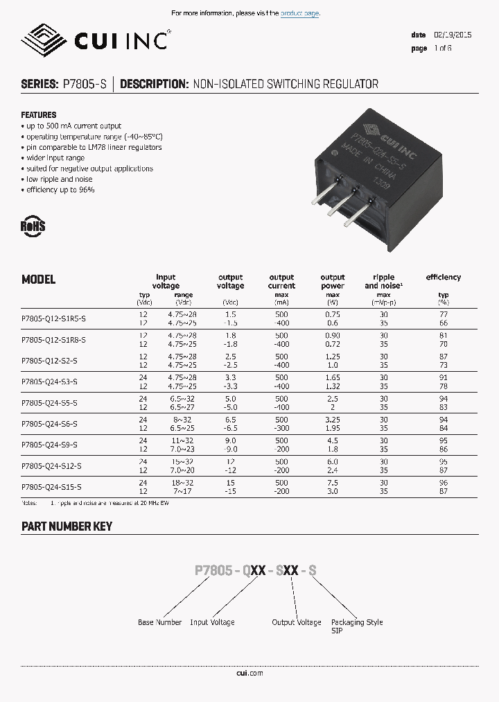 P7805-Q24-S1R8-S_8853040.PDF Datasheet