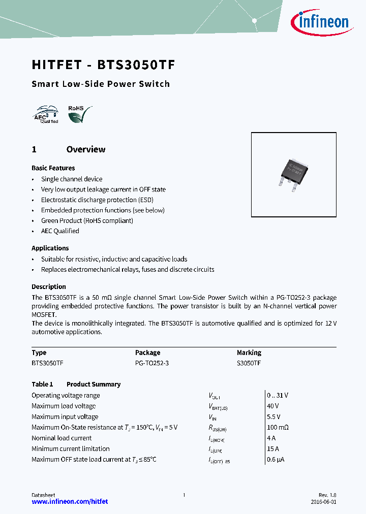 BTS3050TF_8861975.PDF Datasheet