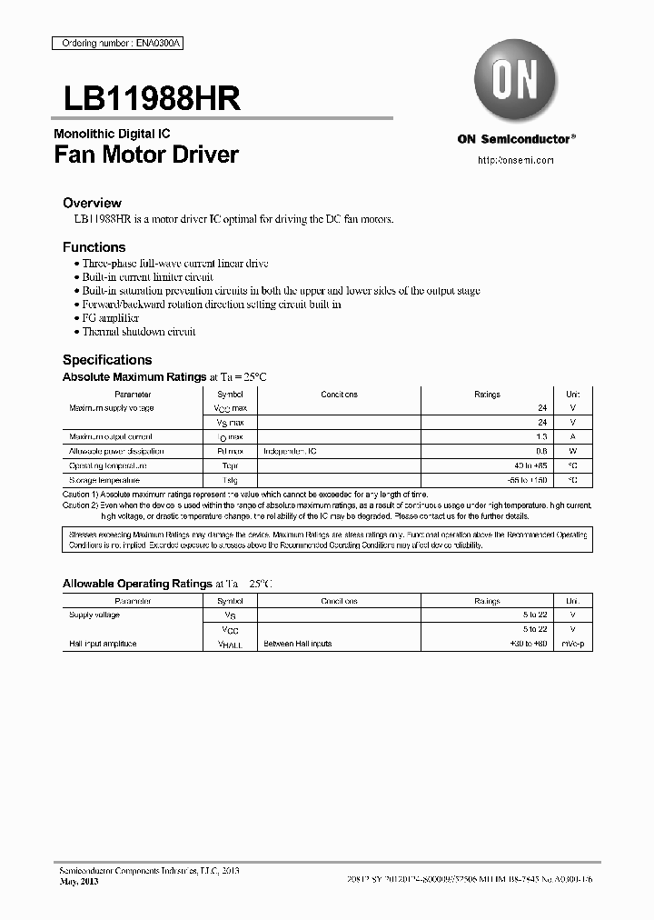 ENA0300_8863769.PDF Datasheet