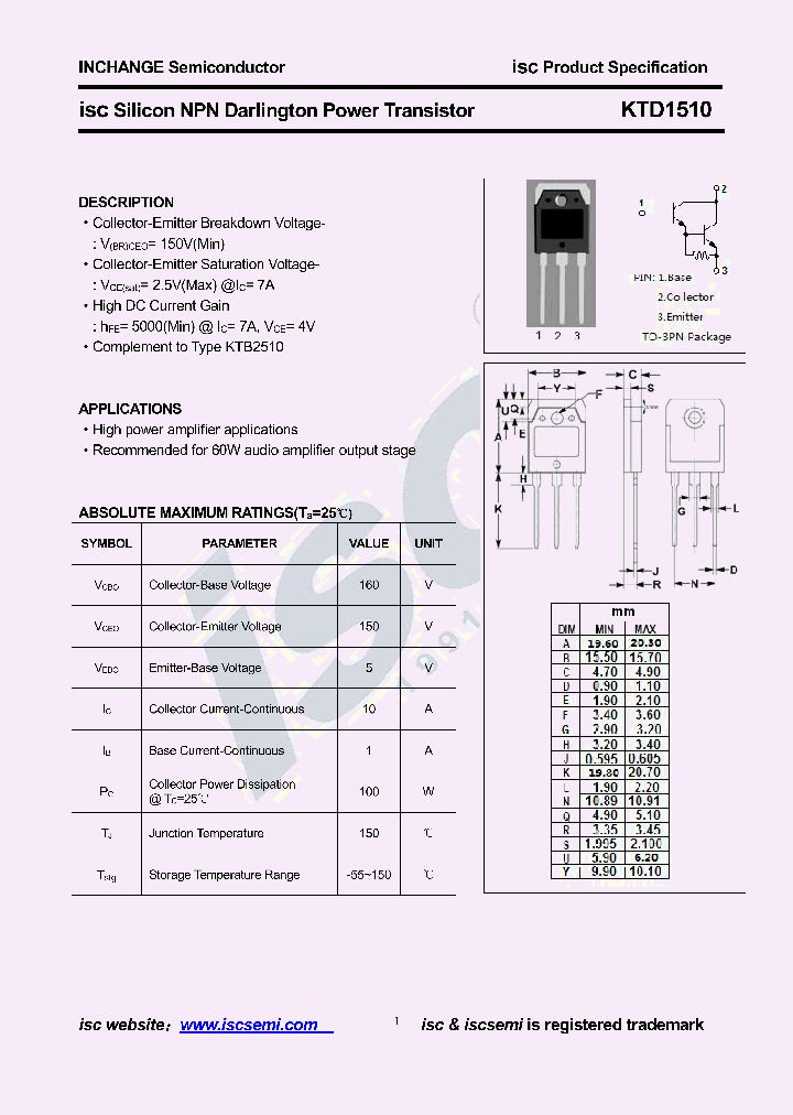 KTD1510_8865128.PDF Datasheet