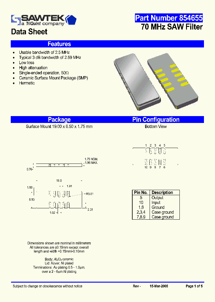 854655-15_8866952.PDF Datasheet