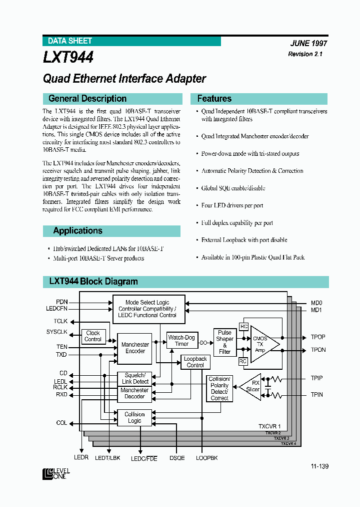 LXT944_8867102.PDF Datasheet