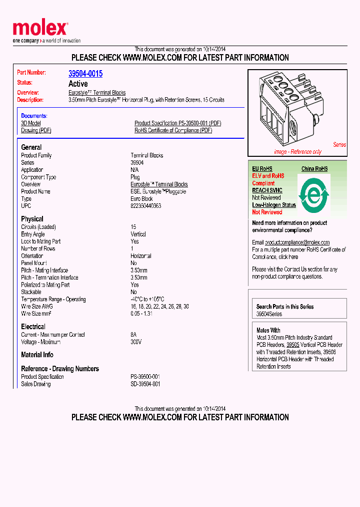 39504-0015_8878033.PDF Datasheet