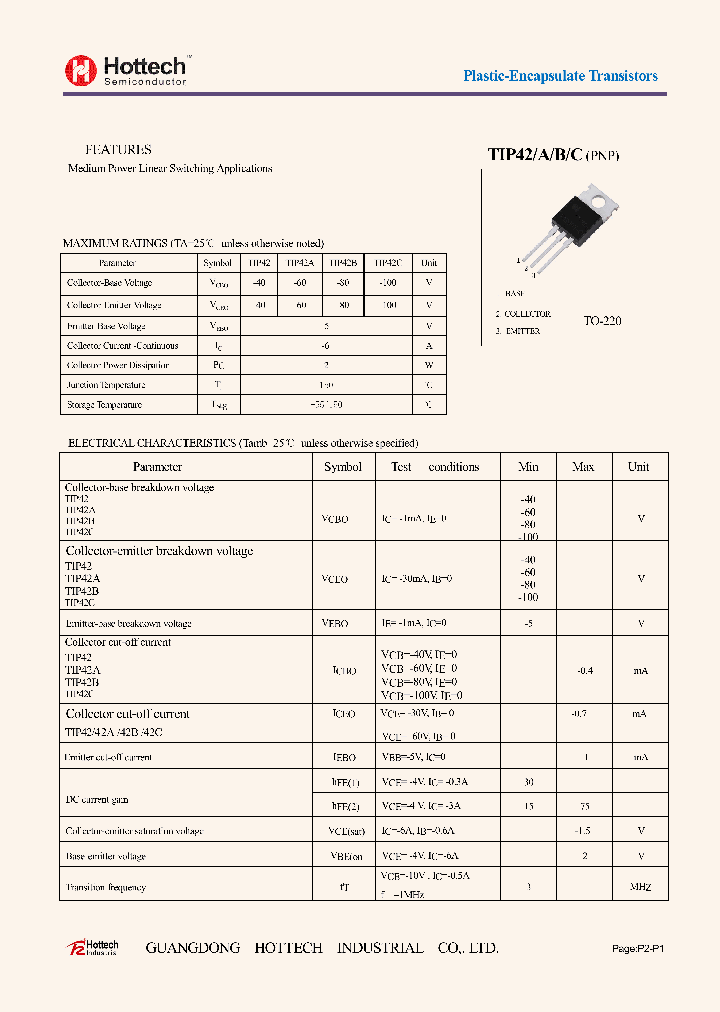 TIP42_8877439.PDF Datasheet