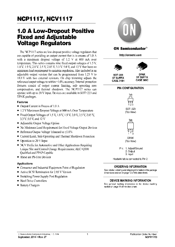 NCV1117DTARKG_8880241.PDF Datasheet