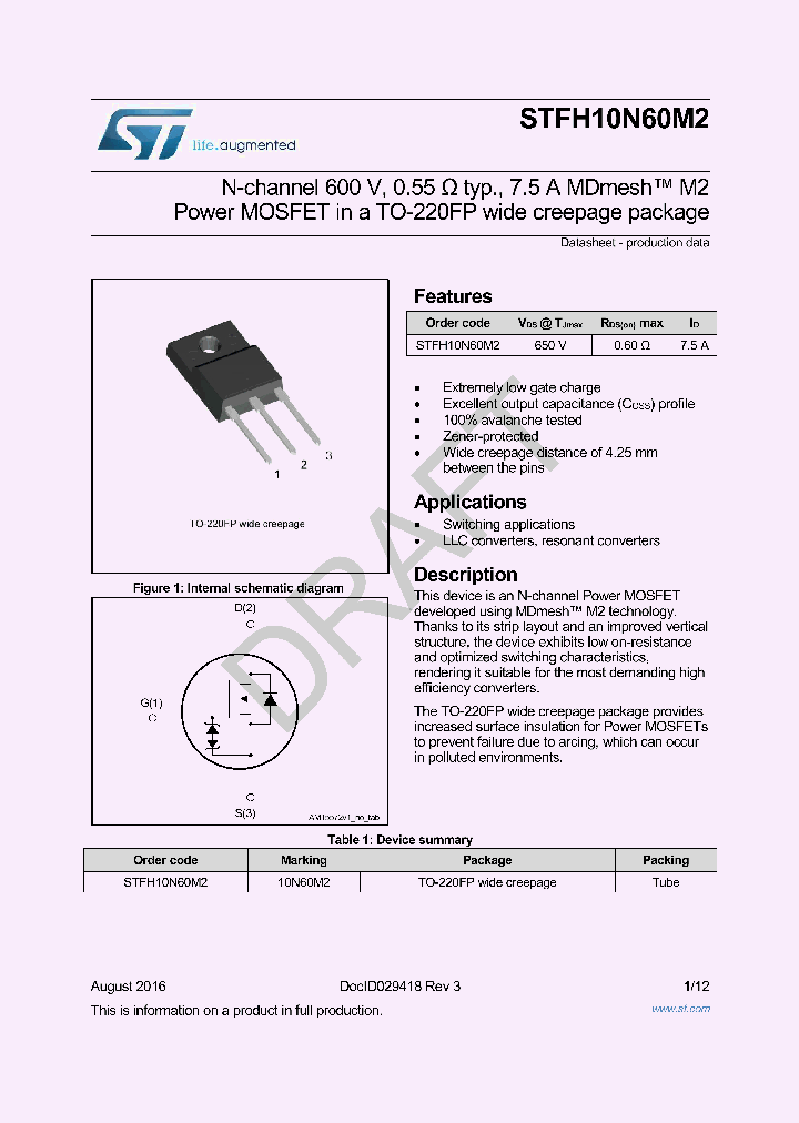 STFH10N60M2_8881412.PDF Datasheet