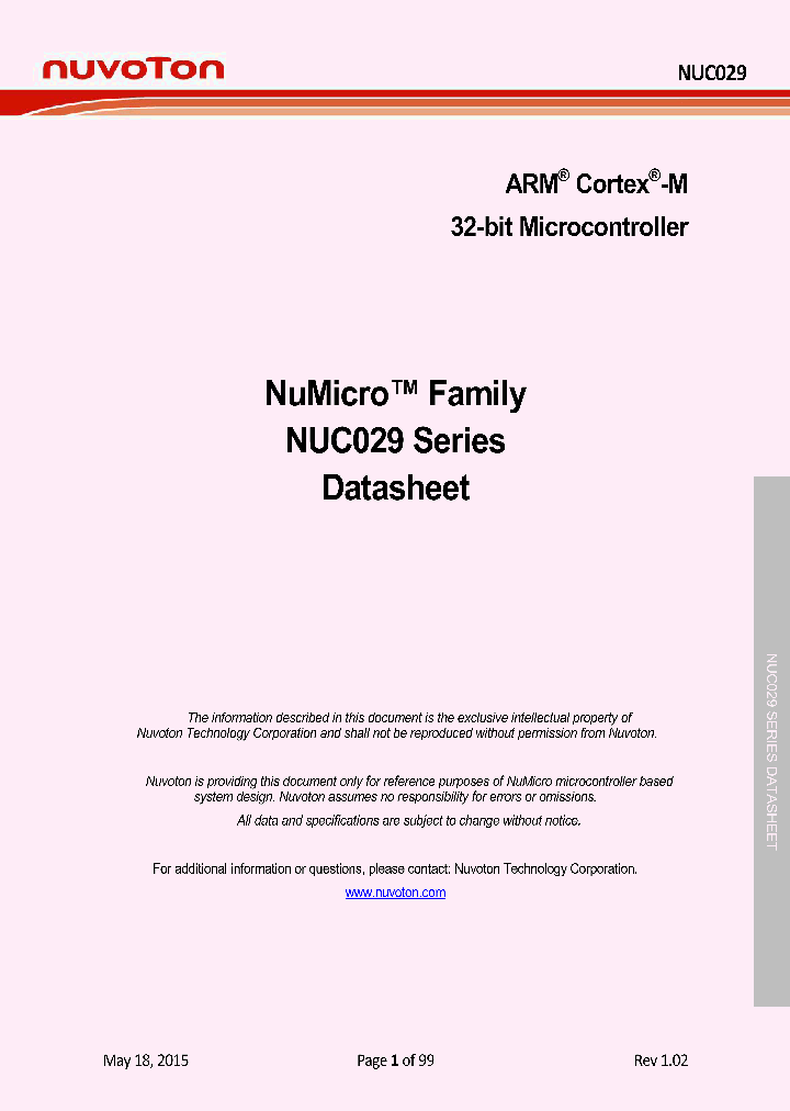 NUC029LAN_8884552.PDF Datasheet