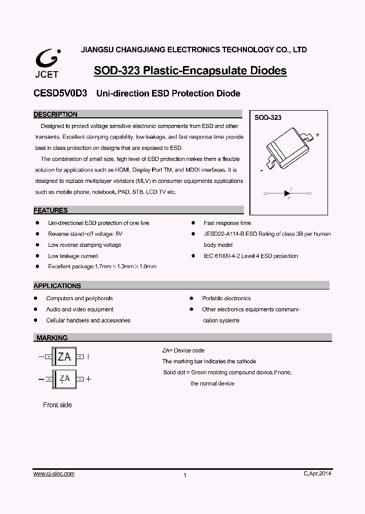 CESD5V0D3_8885891.PDF Datasheet