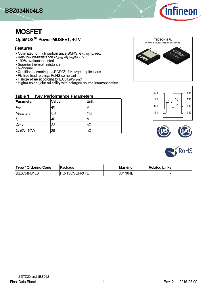 BSZ034N04LS_8892189.PDF Datasheet