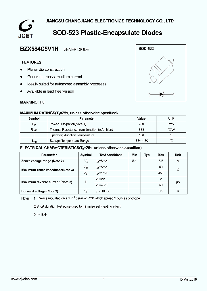 BZX584C5V1H_8895899.PDF Datasheet