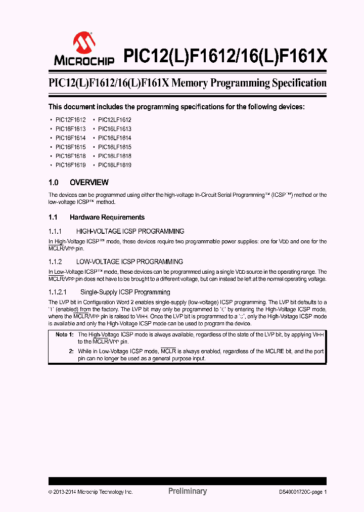 PIC12LF1612_8896904.PDF Datasheet