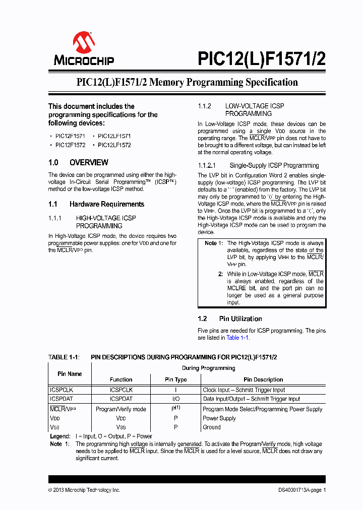 PIC12LF1571_8896905.PDF Datasheet