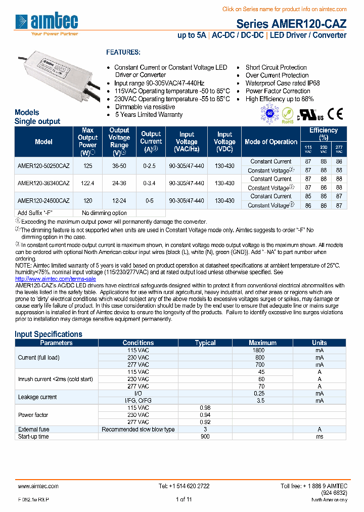 AMER120-24500CAZ_8900294.PDF Datasheet