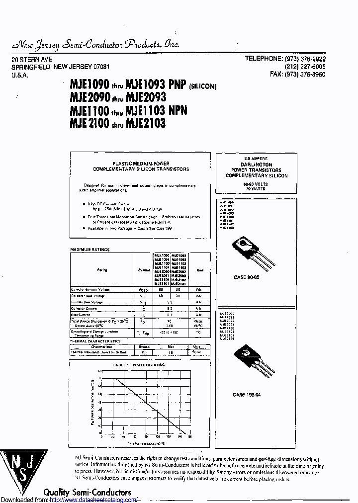 MJE1102_8901157.PDF Datasheet