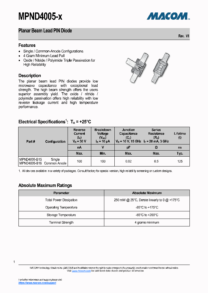 MPND4005-X_8904492.PDF Datasheet