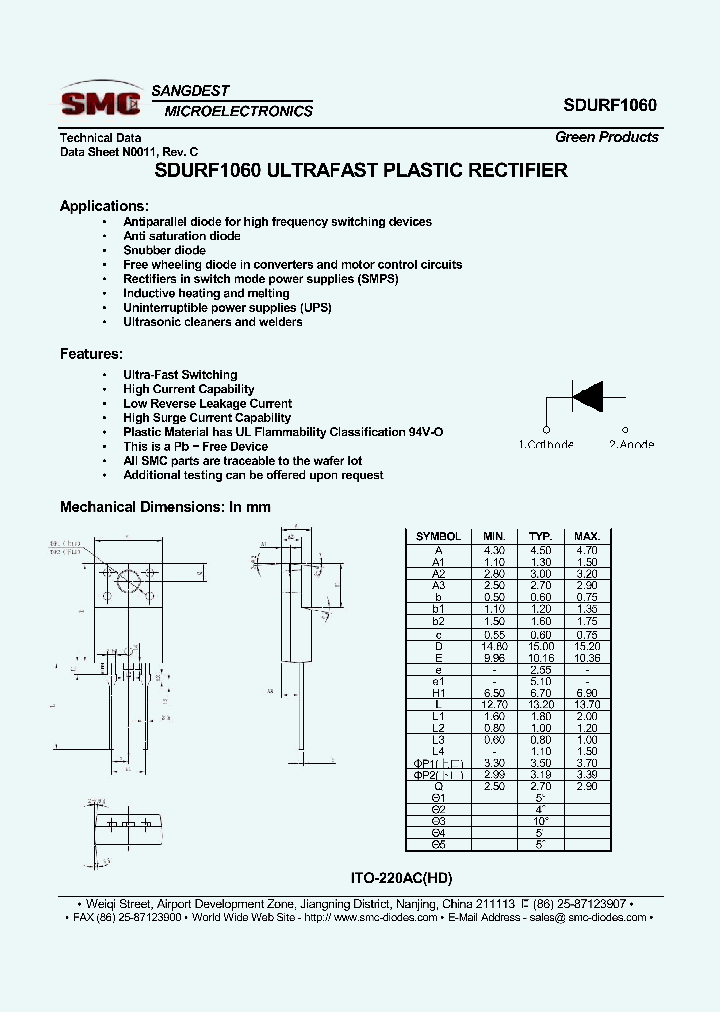 SDURF1060_8906970.PDF Datasheet