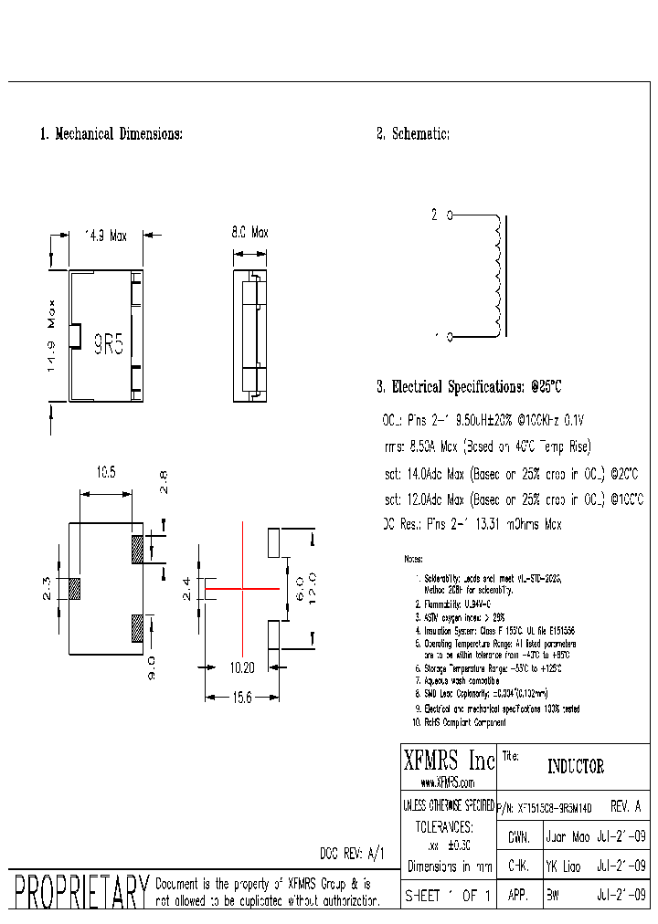 XF151508-9R5M140_8907389.PDF Datasheet