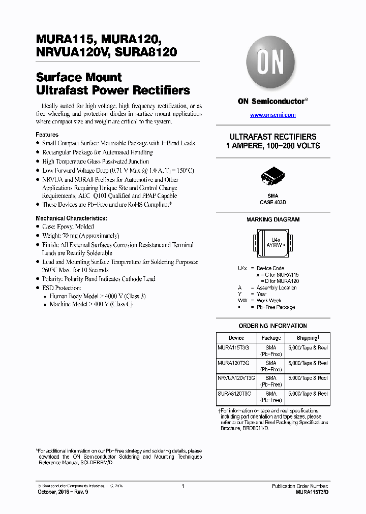 NRVUA120VT3G_8910197.PDF Datasheet