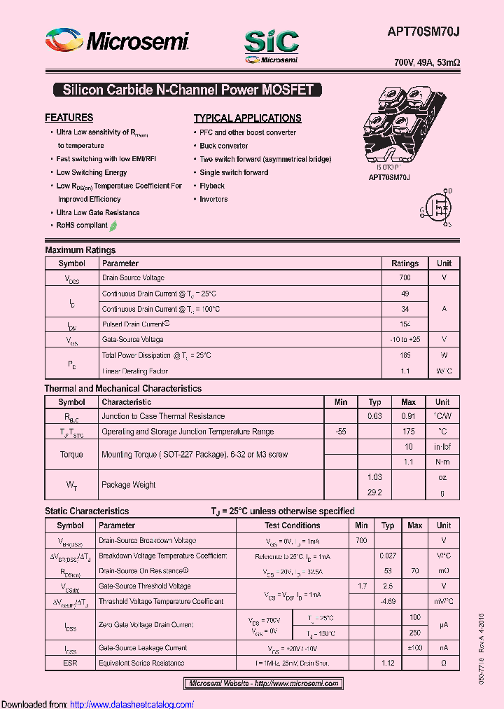 APT70SM70J_8913304.PDF Datasheet