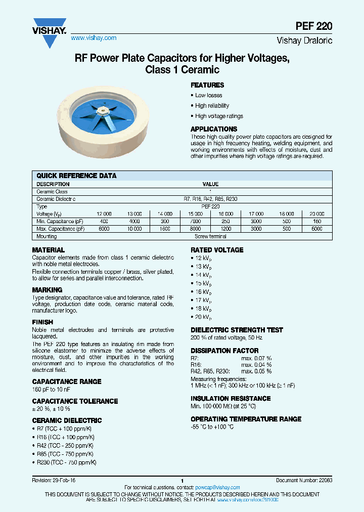 PEF220_8916296.PDF Datasheet