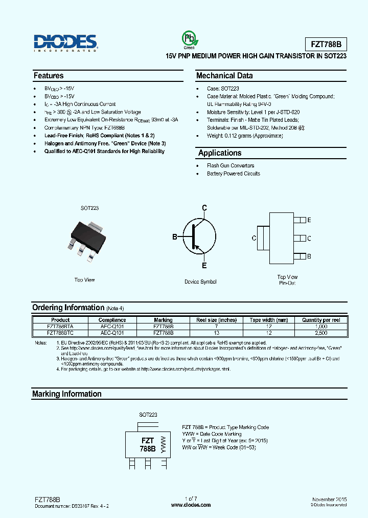 FZT788BTC_8917025.PDF Datasheet