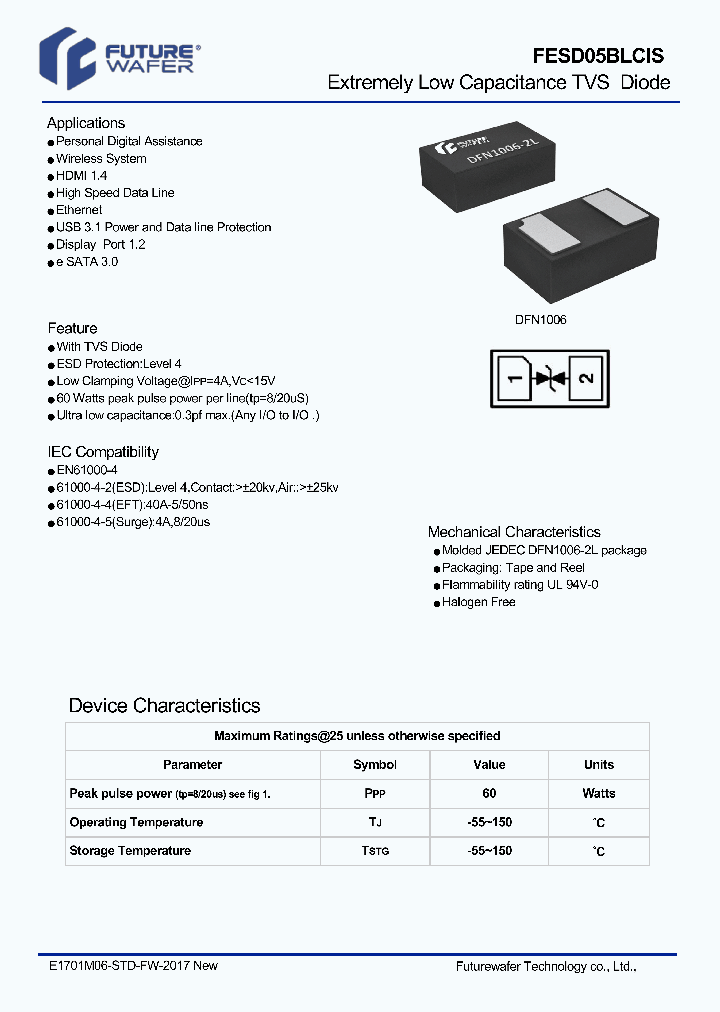 FESD05BLCIS_8917794.PDF Datasheet