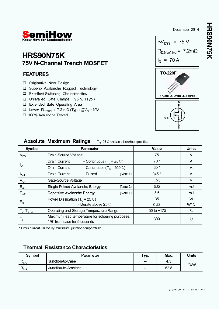 HRS90N75K_8917860.PDF Datasheet