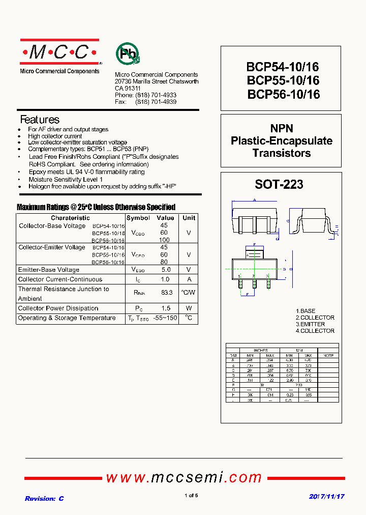 BCP55-16_8919344.PDF Datasheet