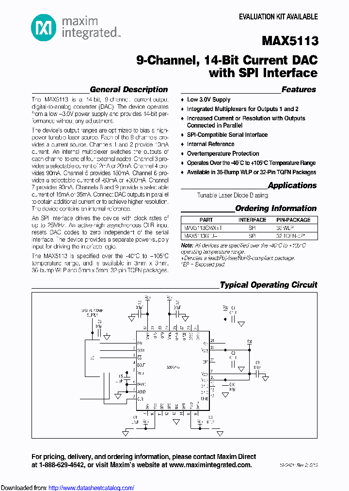 MAX5113GTJT_8920531.PDF Datasheet