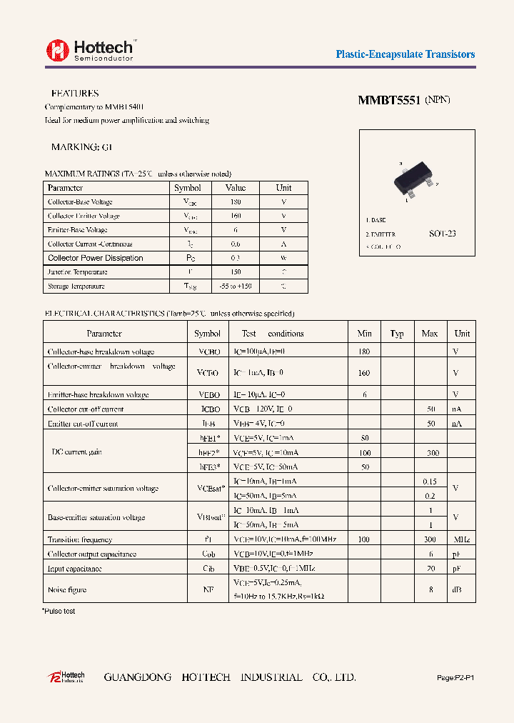 MMBT5551_8921033.PDF Datasheet