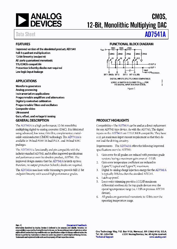 AD7541AJNZ_8921290.PDF Datasheet