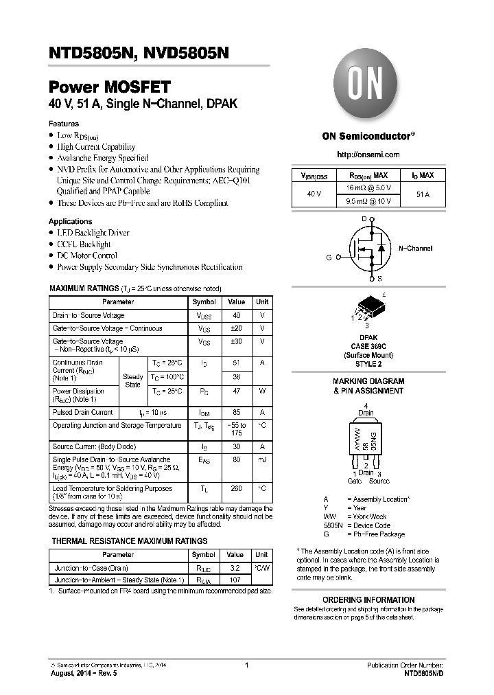 NTD5805N_8923577.PDF Datasheet