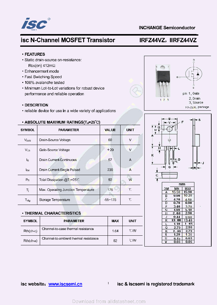 IIRFZ44VZ_8926746.PDF Datasheet