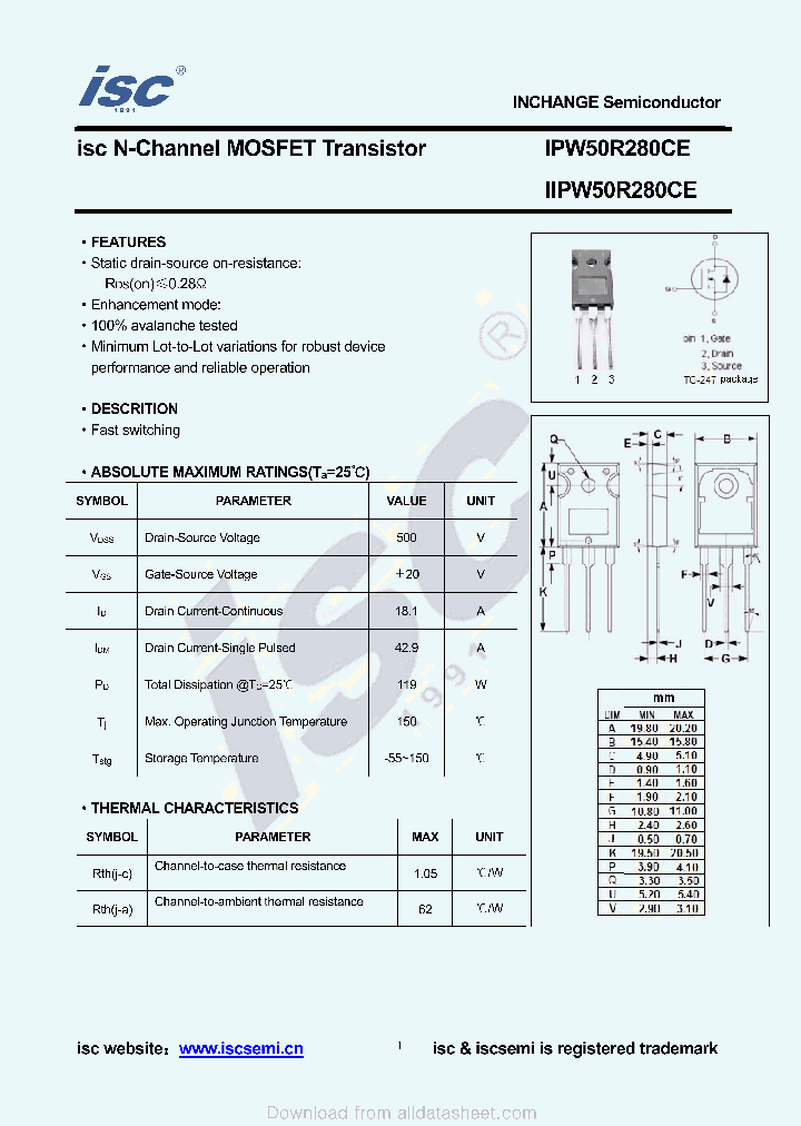 IIPW50R280CE_8927832.PDF Datasheet