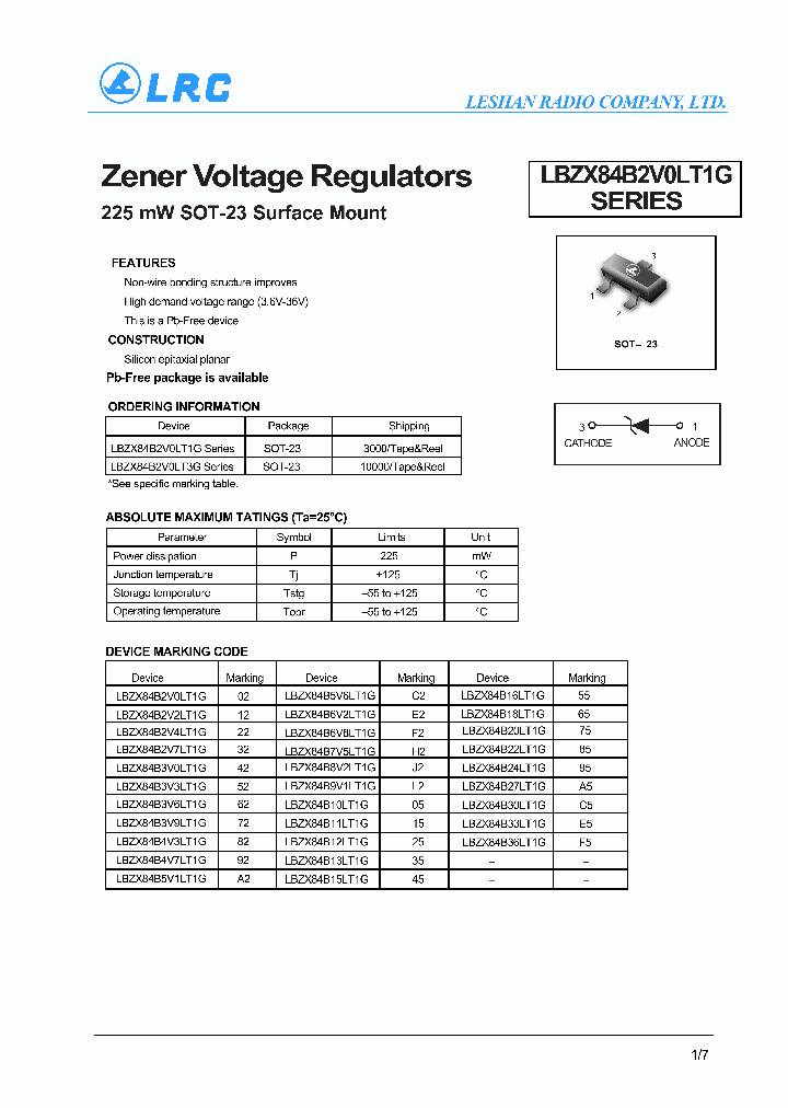 LBZX84B18LT1G_8932469.PDF Datasheet