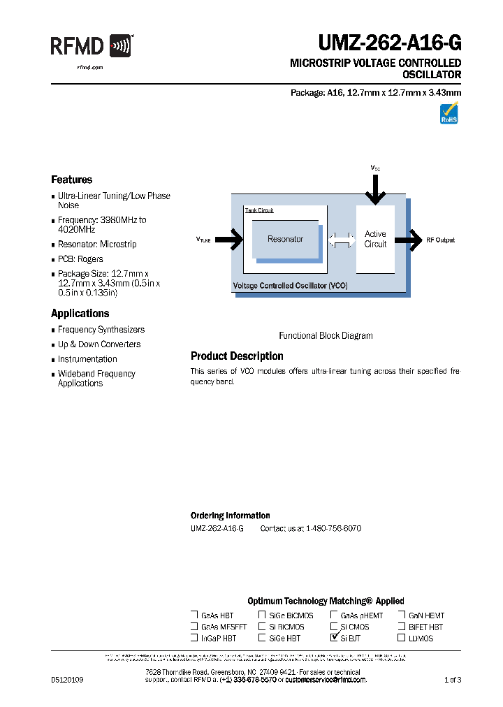 UMZ-262-A16-G_8933566.PDF Datasheet