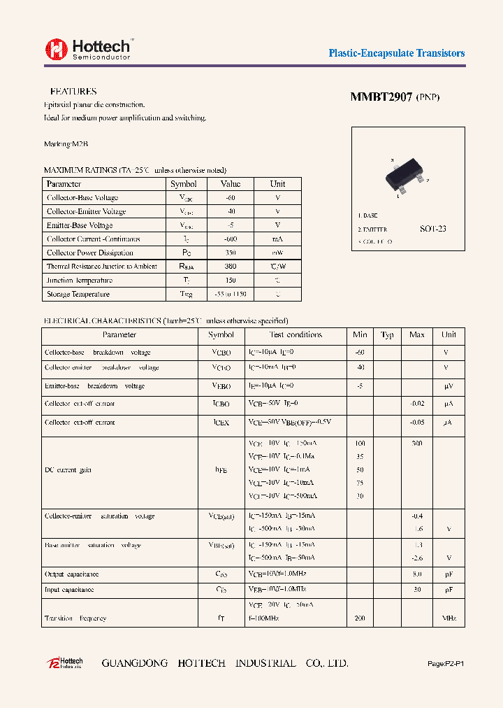 MMBT2907_8934077.PDF Datasheet