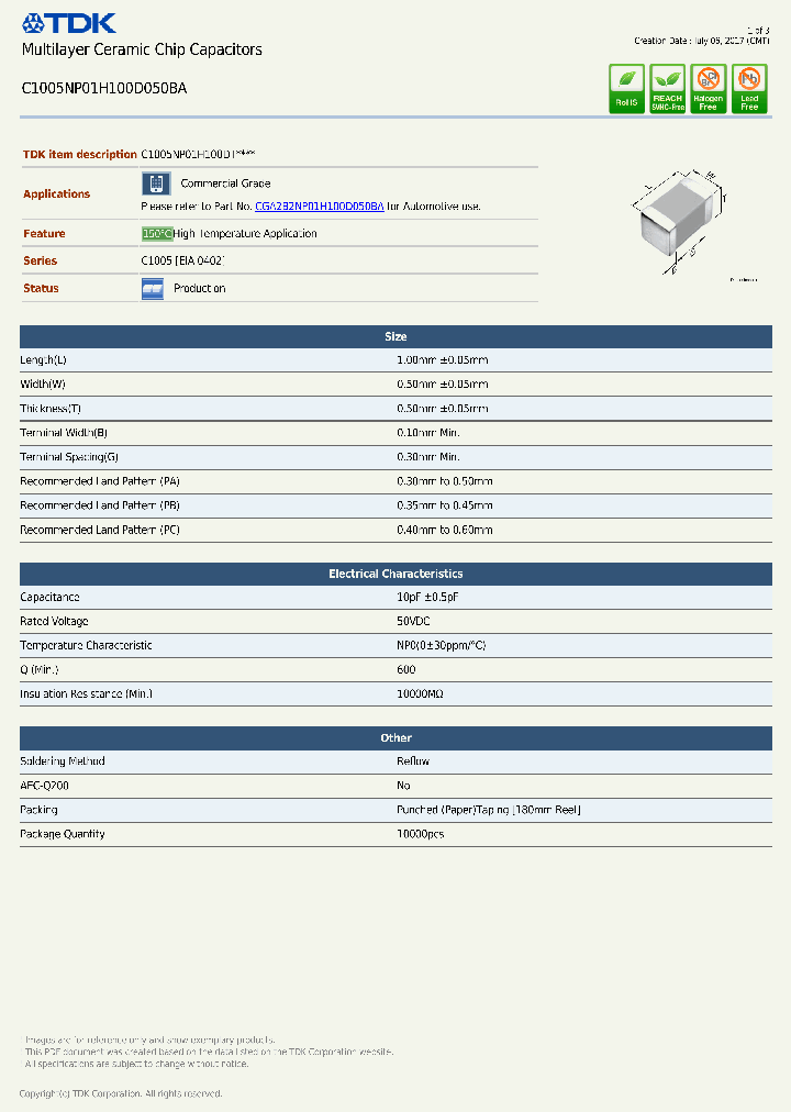 C1005NP01H100D050BA-17_8936124.PDF Datasheet