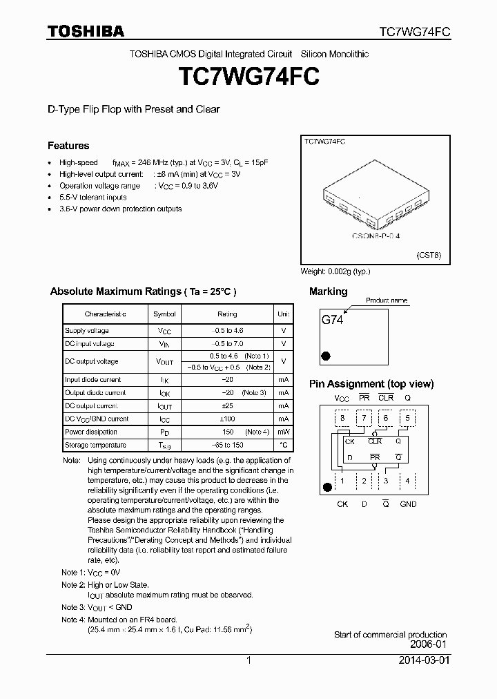 TC7WG74FC_8936847.PDF Datasheet