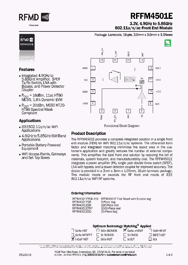 RFFM4501ESB_8938509.PDF Datasheet