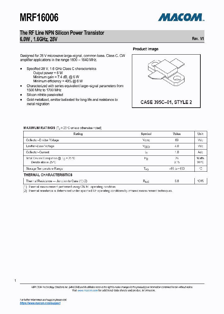 MRF16006-17_8939345.PDF Datasheet