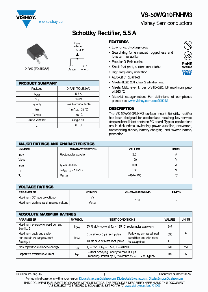 VS-50WQ10FNHM3_8939800.PDF Datasheet