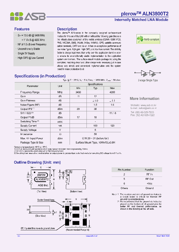 ALN3800T2-13_8940084.PDF Datasheet