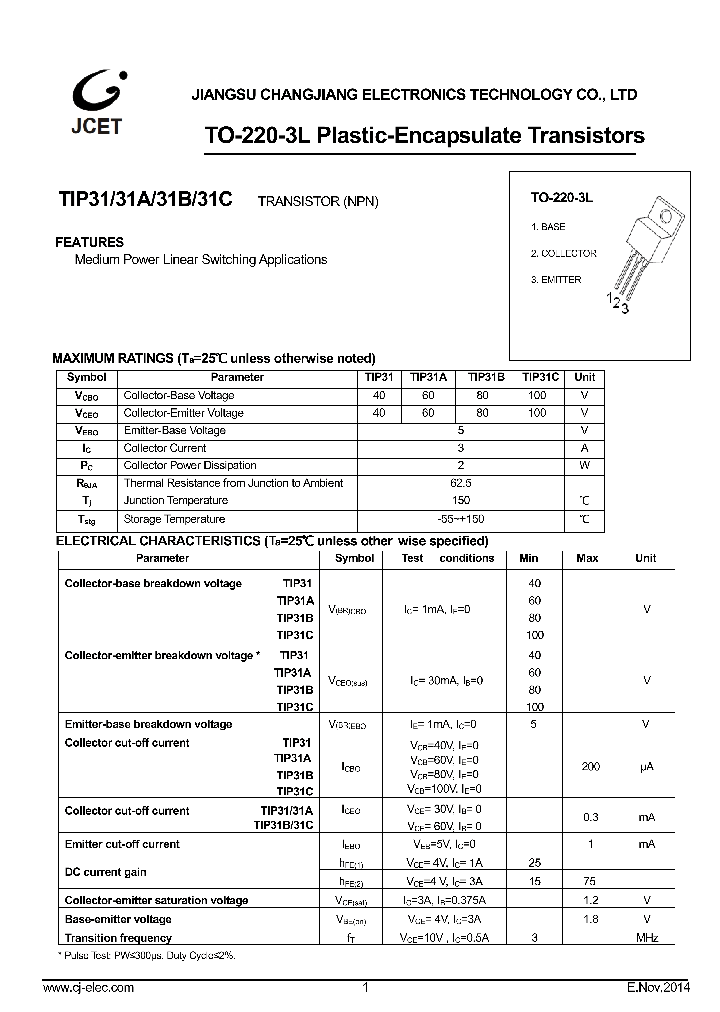 TIP31_8941106.PDF Datasheet