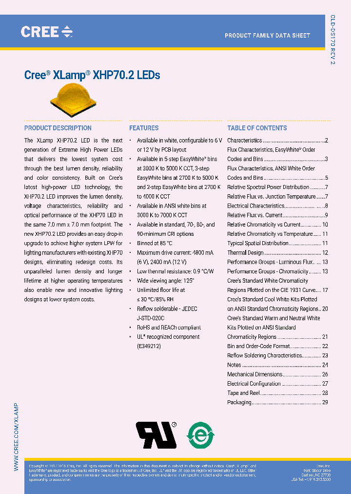 XHP70B-00-0000-0D0HN20E3_8943120.PDF Datasheet