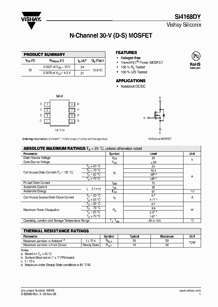 SI4168DY_8944994.PDF Datasheet